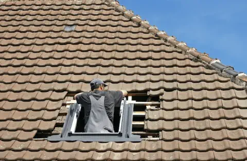 Pose de velux - Sains